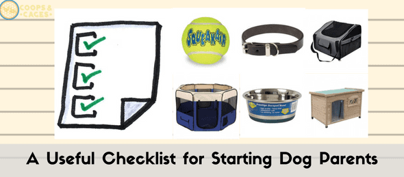 dog parents, dog parenting, dog supply checklist