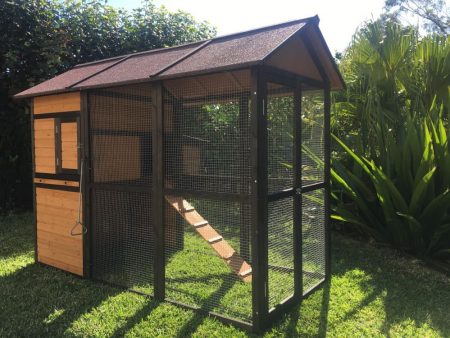 double height rabbit hutch
