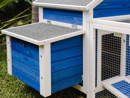 Blue Cottage Nesting Box