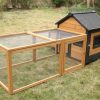 Brown Cottage Chicken Coop