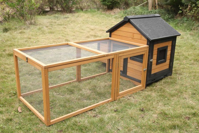 Coops and Cages Brown Cottage Guinea Pig Hutch