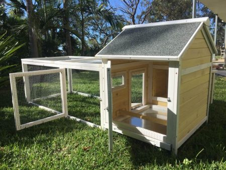 Cottage hutch allows for easy cleaning and access