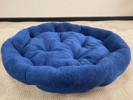 XXL Blue Plush Dog Bed