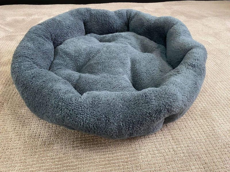 Soft Grey Cat Bed