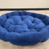 XXL Blue Plush Cat Bed