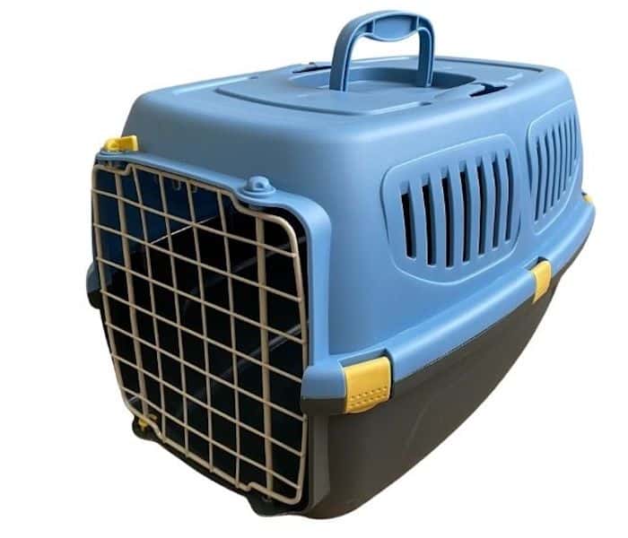 Blue & Dark Grey Small PetCarrier