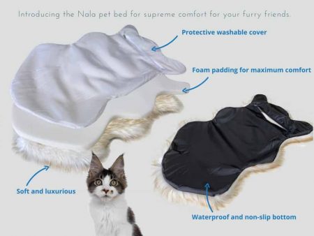 Nala faux Fur Cat Bed