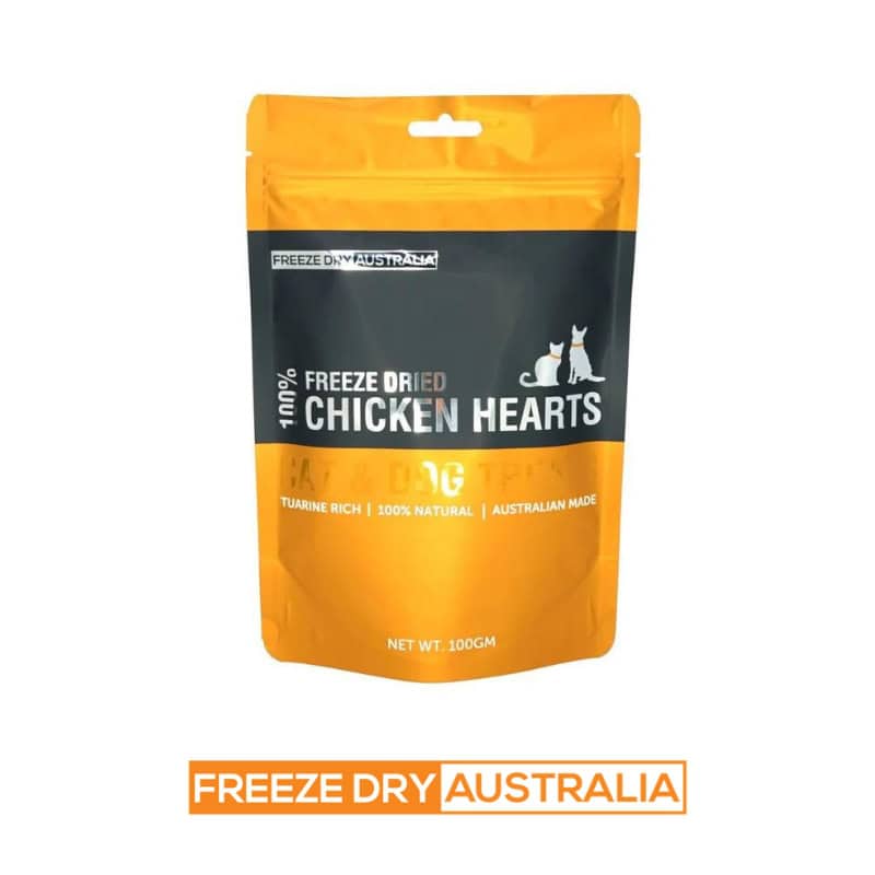 Freeze Dry Australia Chicken Hearts