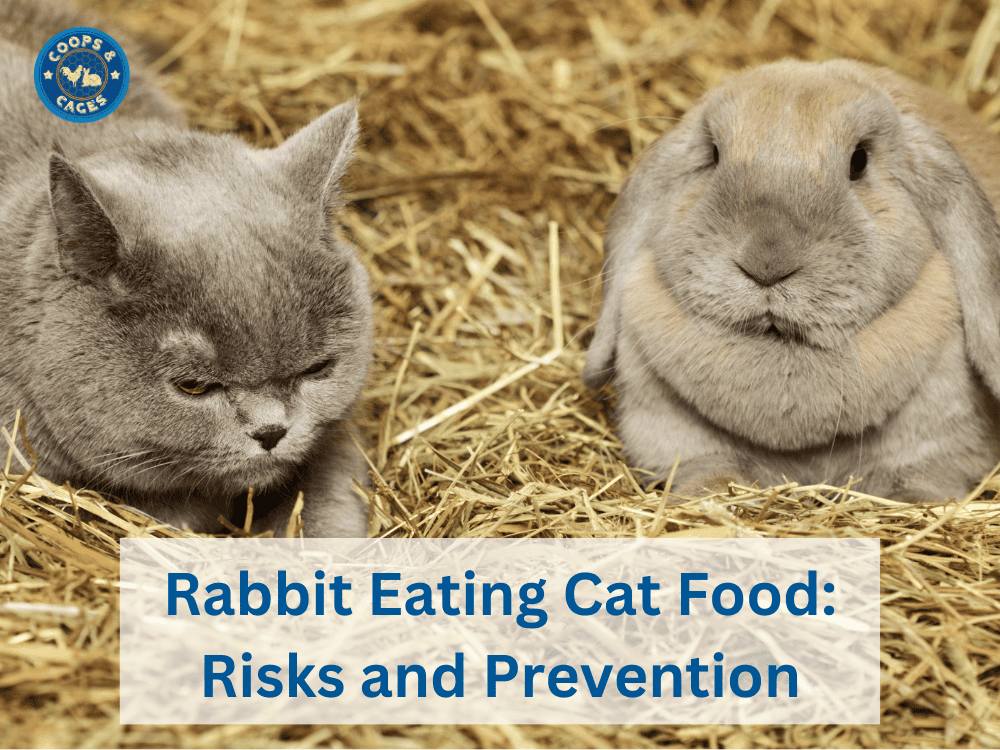 Rabbit Eating Cat Food- Risks and Prevention