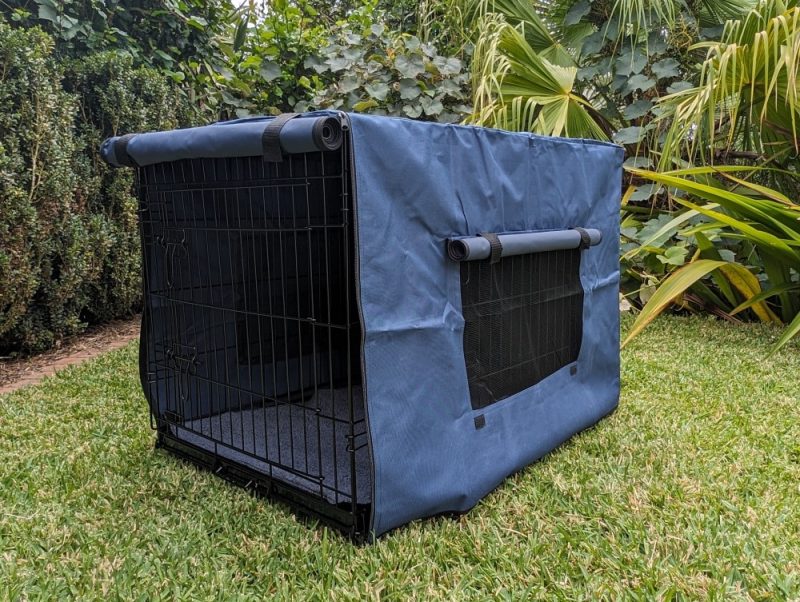 36 Inch Crate Blue Cover