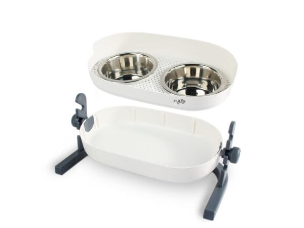 3-in-1 Elevated Food Bowl - removeable top