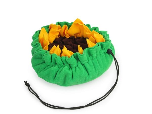 Sunflower Sniffer Mat - All For Paws half open