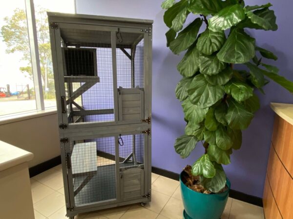 Grey Tower Portable Ferret House - Indoors