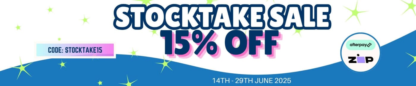 Desktop banner stocktake sale