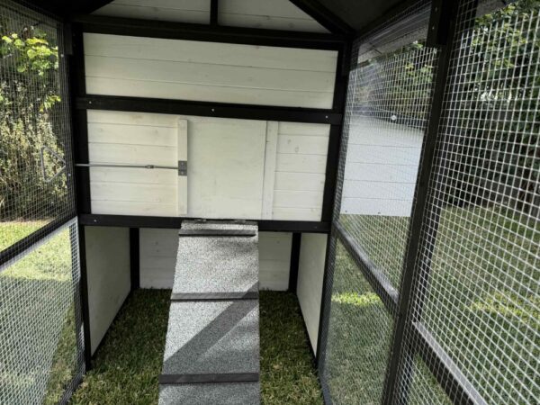 White Connie Chicken Coop - Ramp