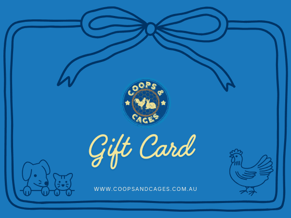 Gift Card Coops and Cages